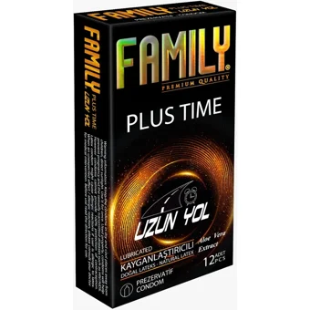 Family Plus Time Geciktiricili Prezervatif 12'li