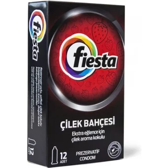 Fiesta Çilek Bahçesi Çilek Aromalı Prezervatif 12x12'li