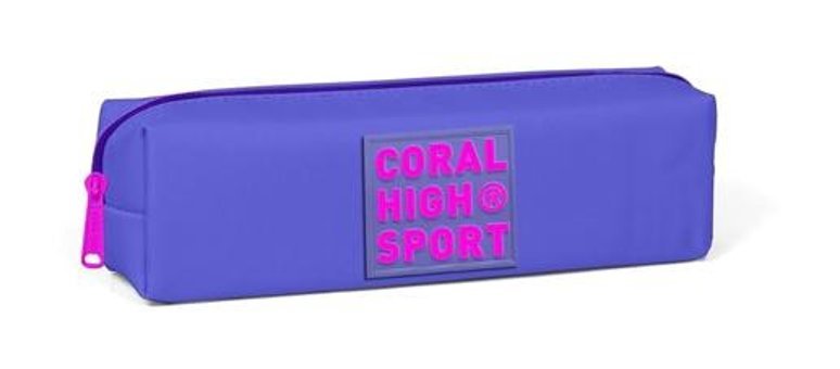 Coral High 22341 Mor Tek Gözlü Cüzdan Kalemlik