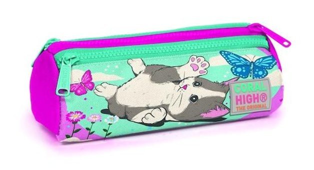 Coral High 2200 Pembe Bölmeli 3 Gözlü Cüzdan Kalemlik