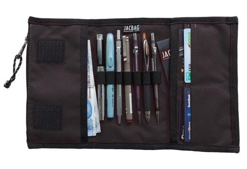 Jacbag Duplex Siyah Katlanabilir Cüzdan Kalemlik