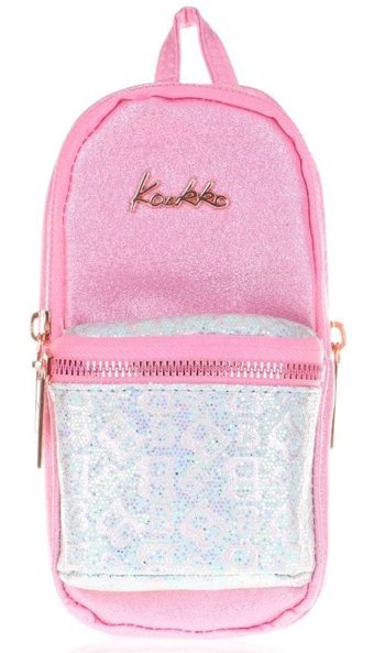 Kaukko Mazing Pembe Bölmeli 3 Gözlü Cüzdan Kalemlik