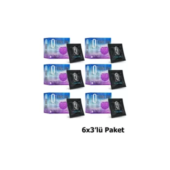 Q Think Thin Ultra İnce Prezervatif 6x3'lü