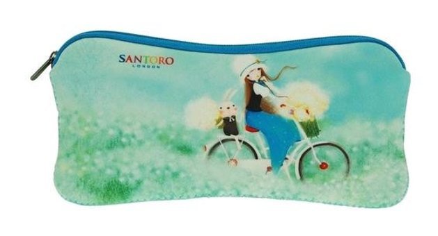 Santoro Gorjuss Santoro271Kk01 Mavi Tek Gözlü Cüzdan Kalemlik