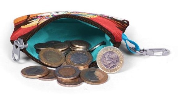 Coral High Unicorn Turuncu Tek Gözlü Cüzdan Kalemlik