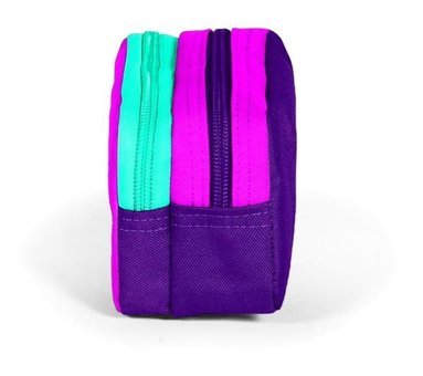 Coral High 12062 Pembe Bölmeli Çift Gözlü Cüzdan Kalemlik