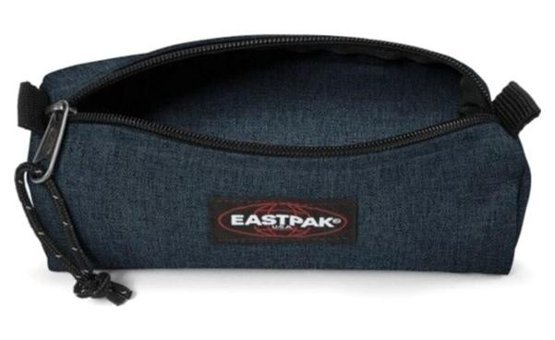 Eastpak Triple Gri Tek Gözlü Cüzdan Kalemlik