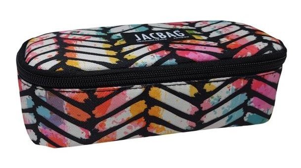 Jacbag Çok Renkli Bölmeli Çift Gözlü Cüzdan Kalemlik