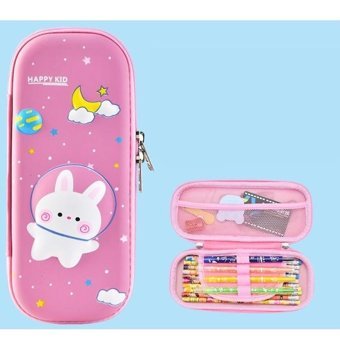Uime Eva Tavşanlı Pembe Tek Gözlü Kalemlik