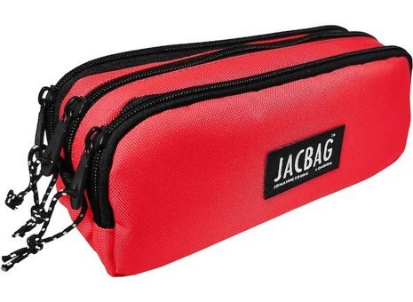 Jacbag Triple Pouch Kiremit Tek Gözlü Cüzdan Kalemlik