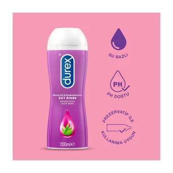 Durex Chill Karma Paket Prezervatif 20'li+Durex Play Masaj Jeli Aloe Vera 200 ml