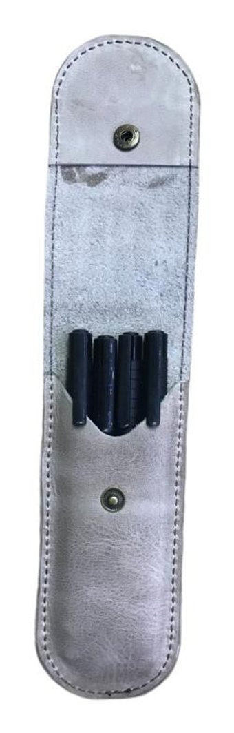 Lnleather Bej Tek Gözlü Cüzdan Kalemlik