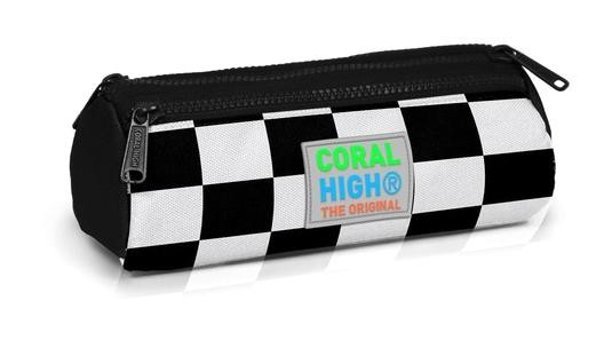 Coral High 22014 Siyah Bölmeli 3 Gözlü Cüzdan Kalemlik