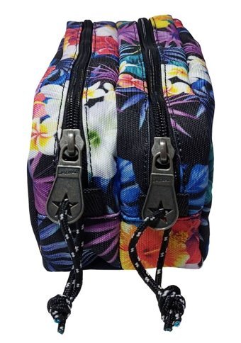 Jacbag Dual Pouch Yapraklı Çok Renkli Bölmeli Çift Gözlü Cüzdan Kalemlik