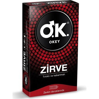 Okey Zirve Tırtıklı Prezervatif 2x10'lu