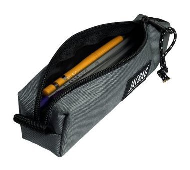 Jacbag Jac-15 Gri Düz Tek Gözlü Cüzdan Kalemlik