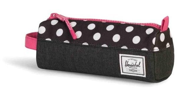 Herschel Siyah Tek Gözlü Cüzdan Kalemlik
