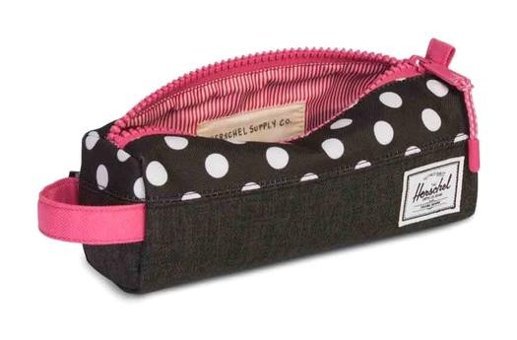 Herschel Siyah Tek Gözlü Cüzdan Kalemlik