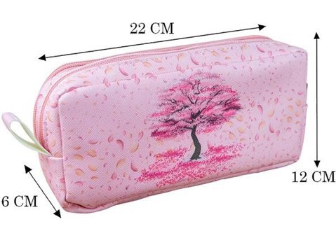 Onesize Pembe Bölmeli Çift Gözlü Cüzdan Kalemlik