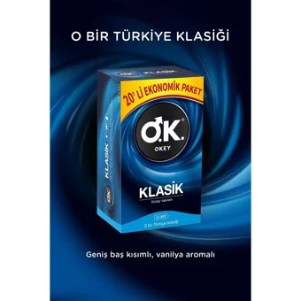 Okey Klasik Prezervatif 3x20'li