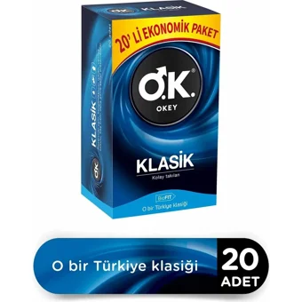 Okey Klasik Prezervatif 3x20'li