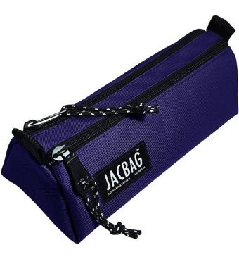 Jacbag Jac-02 Mor Bölmeli Düz Çift Gözlü Cüzdan Kalemlik