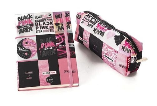 Shopiolog Pembe-Siyah Tek Gözlü Cüzdan Kalemlik