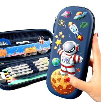 Luckystars Astronot Mavi Tek Gözlü Kalemlik