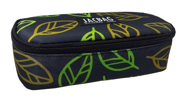 Jacbag Siyah-Yeşil Bölmeli Çift Gözlü Cüzdan Kalemlik