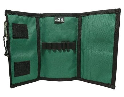 Jacbag Duplex Haki Düz Katlanabilir Cüzdan Kalemlik