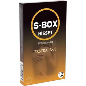 S-Box Hisset Ultra İnce Prezervatif 6x12'li