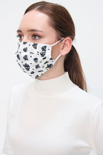 Aker Tek Kullanımlık 3 Katlı Lastikli Telli 1016'lı Yetişkin Maske