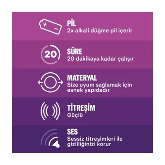 Durex Intense Tırtıklı Prezervatif 10'lu+Durex Delight Bullet Vibratör + Durex Little Devil Halka