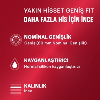 Durex Yakın Hisset İnce Prezervatif 16'lı