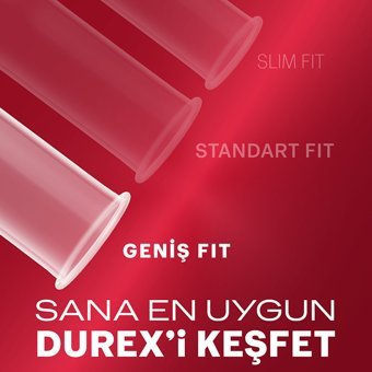 Durex Yakın Hisset İnce Prezervatif 16'lı