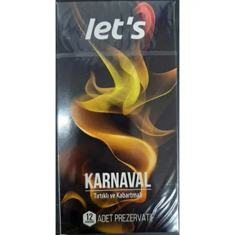 Let's Karnaval Tırtıklı Prezervatif 12'li