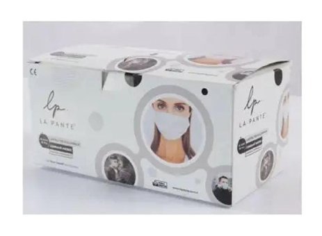 La Pante Tek Kullanımlık 3 Katlı Lastikli Telli 150'li Yetişkin Cerrahi Maske