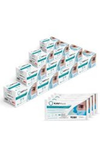 Kavmask Tek Kullanımlık 3 Katlı Lastikli Telli 500'lü Yetişkin Ultrasonik Maske