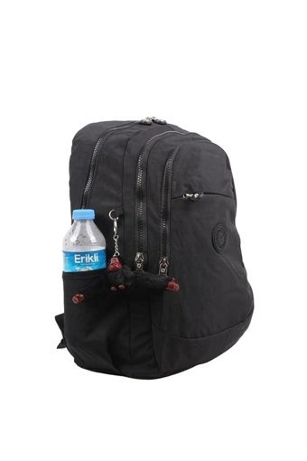 Celonia 8812 Su Geçirmez 5 Gözlü Siyah Lise-Üniversite Unisex Sırt Çantası