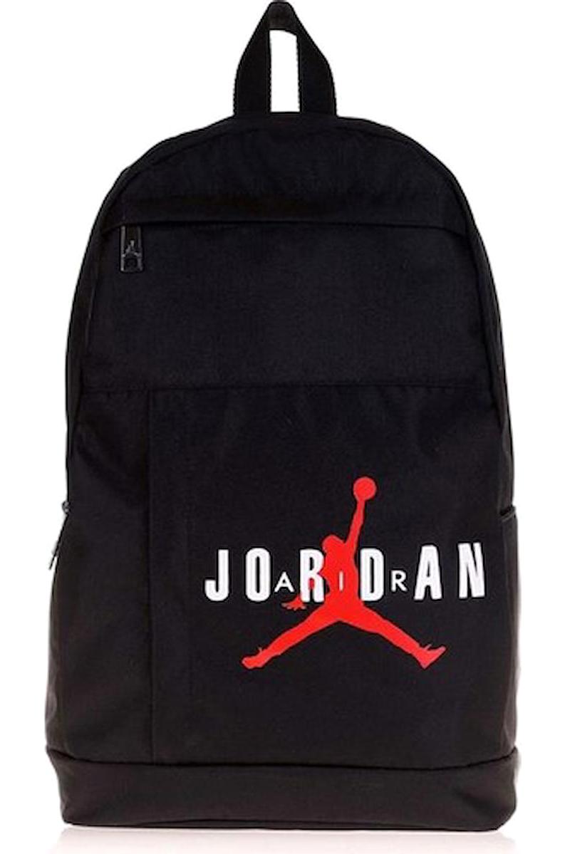 Kaukko Q3103 Jordan 4 Gözlü Siyah Lise-Üniversite Unisex Sırt Çantası