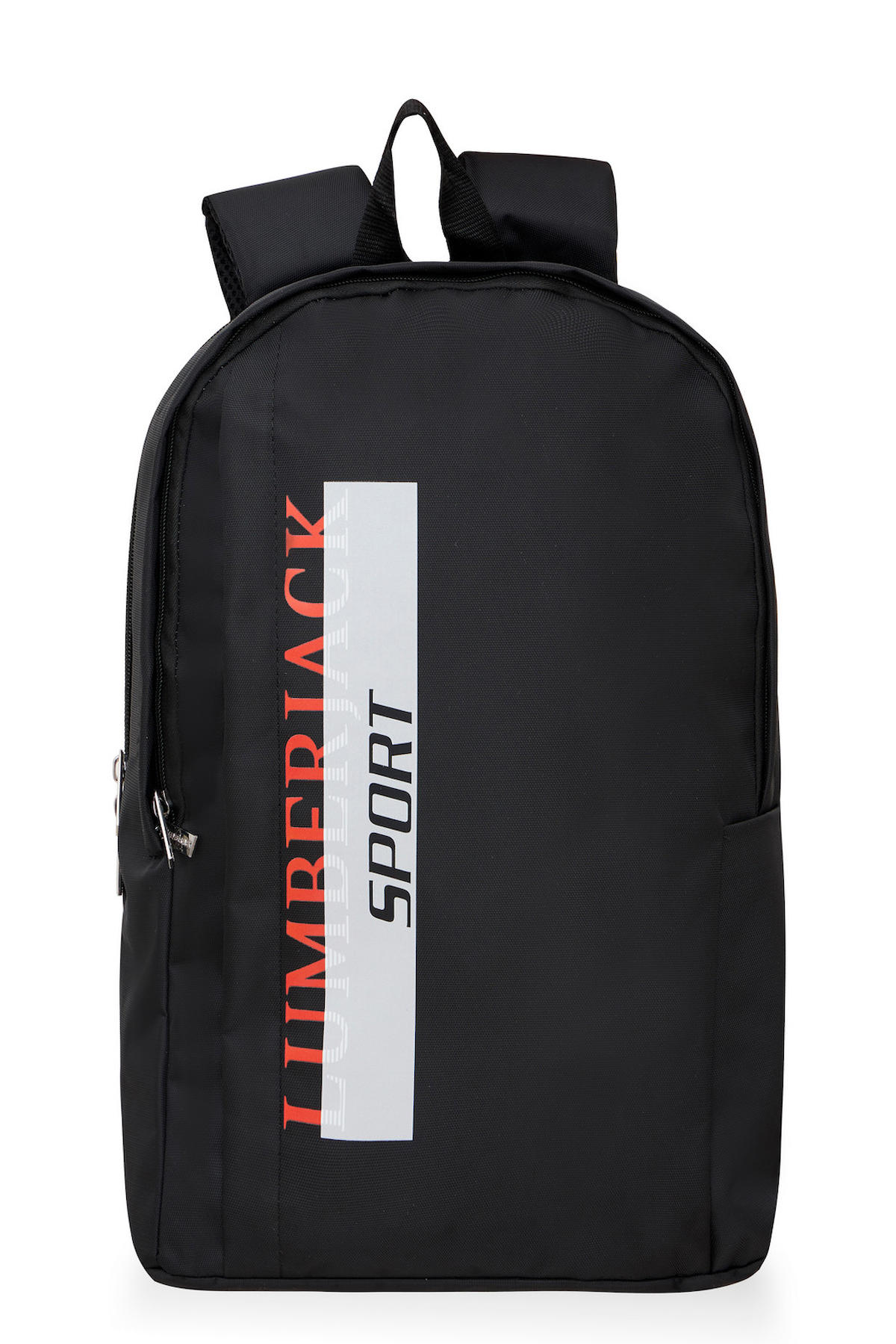 Lumberjack LMÇAN23011 Su Geçirmez 3 Gözlü Siyah Lise-Üniversite Unisex Sırt Çantası