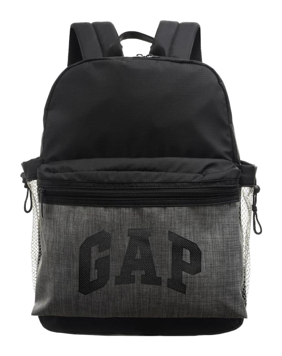 Gap 3 Gözlü Gri-Siyah Lise-Üniversite Unisex Sırt Çantası