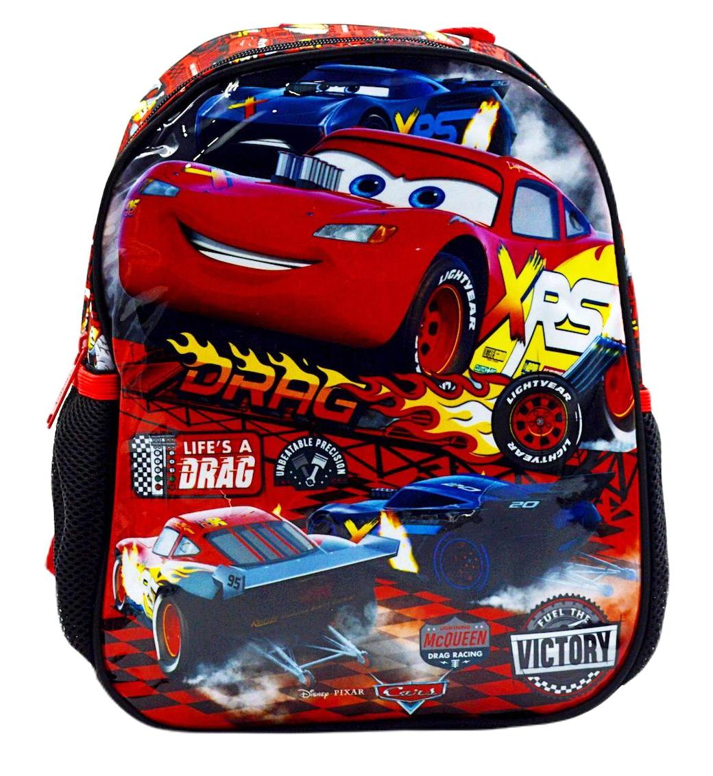 Frocx OTTO-48255 Şimşek Mcqueen Cars Su Geçirmez Tek Gözlü Kırmızı Anaokulu Erkek Çocuk Sırt Çantası