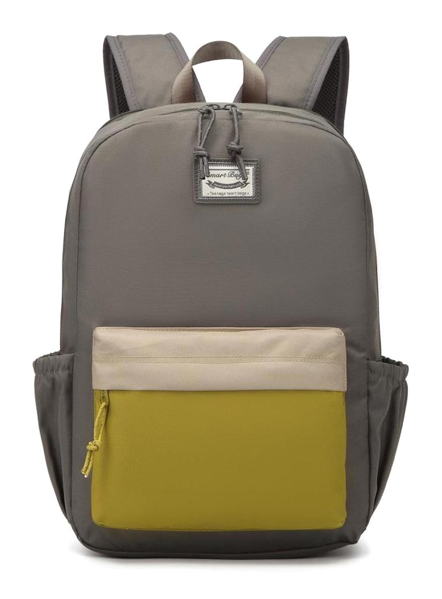 Smart Bags 3158 Çok Gözlü Kahverengi Lise-Üniversite Unisex Sırt Çantası