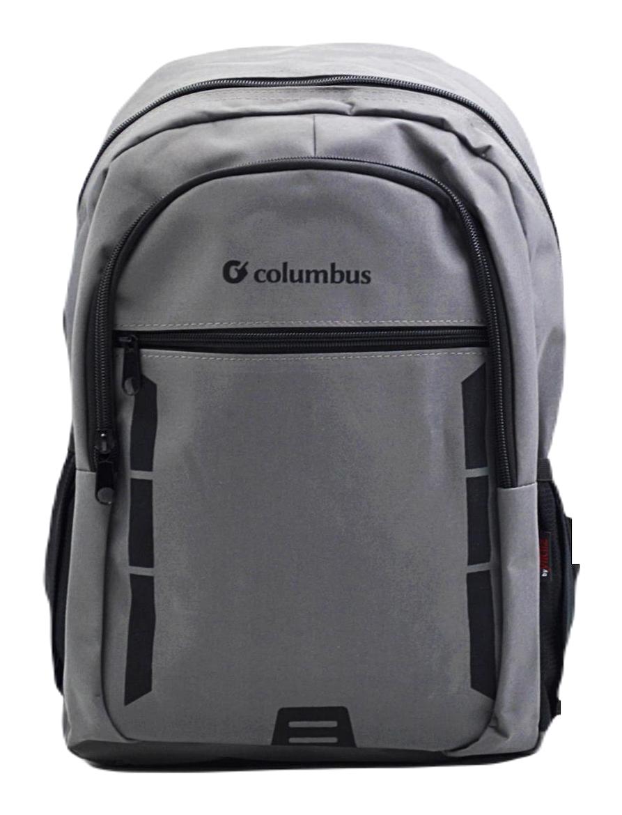 Columbus 05381 5 Gözlü Gri Lise-Üniversite Unisex Sırt Çantası