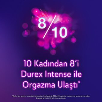 Durex Intense Tırtıklı Prezervatif 10'lu+Jel+Titreşimli Halka