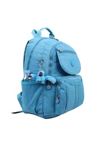 Celonia 8860 Su Geçirmez 4 Gözlü Mavi Lise-Üniversite Unisex Sırt Çantası