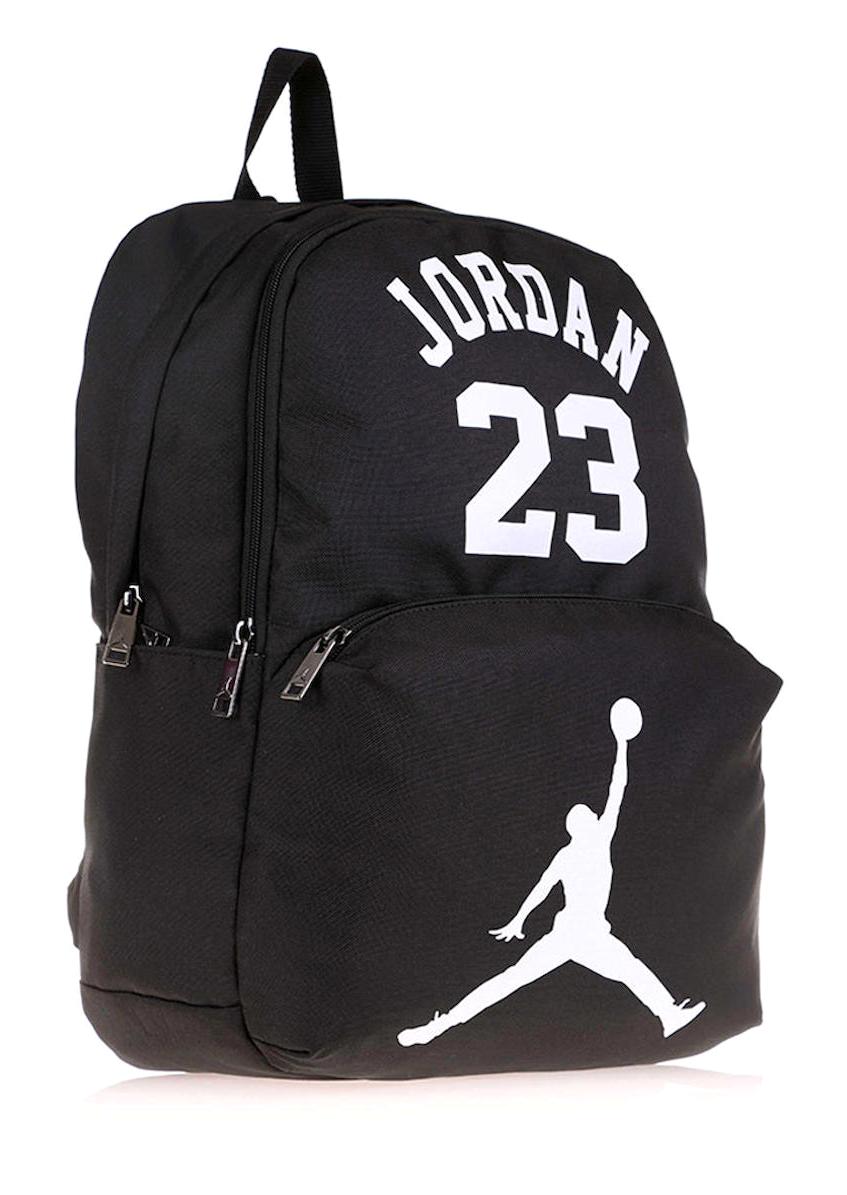 Kaukko Q3085 Jordan 3 Gözlü Siyah Lise-Üniversite Unisex Sırt Çantası