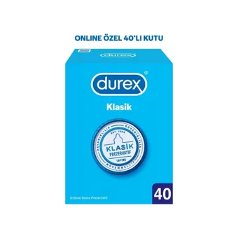 Durex Klasik Prezervatif 40'lı