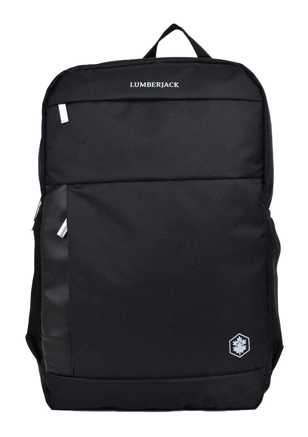 Lumberjack LMÇAN23023 Su Geçirmez 4 Gözlü Siyah İlkokul Unisex Sırt Çantası